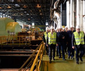 Премиерот Заев во посета на РЕК Битола: Набавката на нови електростатски филтри повеќекратно ќе го намали издувот на прашина од 100 милиграми на помалку од 20 милиграми