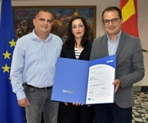 АД ЕСМ се стекна со нов сертификат за примена на системот за заштита на животната средина