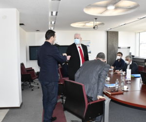 Средба на раководството на АД ЕСМ со регионалниот  амбасадор на КОП 26, Дејвид Моран